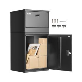 Package Delivery Boxes for Outside 38.6 in Anti-Theft Lockable Parcel Drop Box