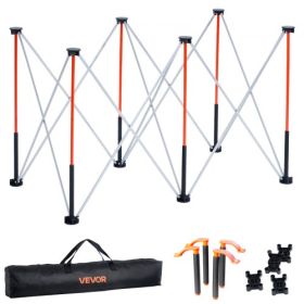 Portable Folding Workstand 4.15 x 2.18ft Collapsible Work Stand 2500lbs Capacity