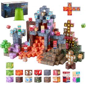 VEVOR Magnetic Blocks 150 PCS Dark Castle Set STEM Montessori Sensory Toys