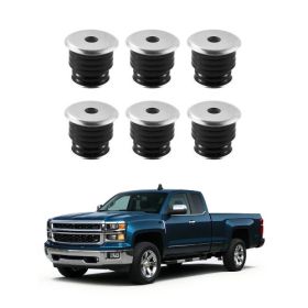Body Mount Bushing Kit Compatible with 1999-2007 Ford F250 F350 60 PCS Black