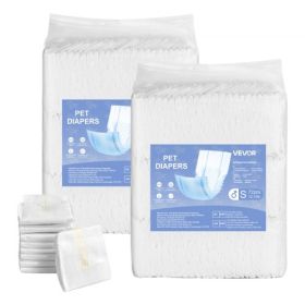 VEVOR Disposable Male Dog Diapers Super Absorbent Male Dog Wraps S 144 Count