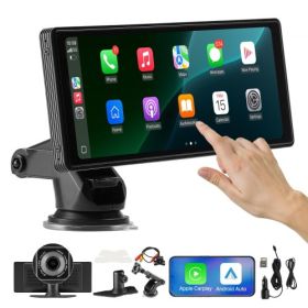 Car Stereo Radio CarPlay Touchscreen 10 in Apple Android Front/Rear Camera