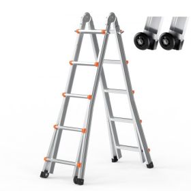 VEVOR Telescoping Ladder A Frame 20FT / 5990 mm Extension Multi-Function for Homework