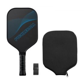Pro Carbon Fiber Pickleball Paddle Honeycomb Core Racket for Adults Blue