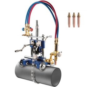 CG2-11Y Manual Gas Pipe Cutting Machine 0.2"-2" Thick Pipe 0°-45° Portable