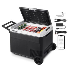 12 Volt Car Refrigerator Portable Freezer 63.4QT Electric Cooler for Camping