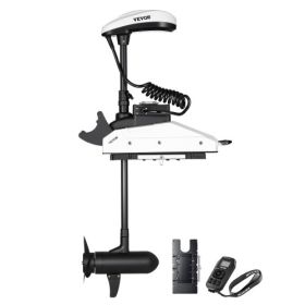55lb 12V Thrust Electric Trolling Motor Saltwater Trolling Boat Engine 36" Shaft
