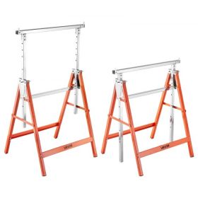 Saw Horses 2 Pack Work Bench Heavy Duty 440 lbs Load Adjustable Height