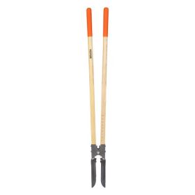 Post Hole Digger with Wood Handle and Scale Markings 57.5" Manual Hole Digger