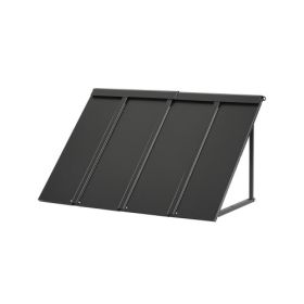 Window Awning Door Canopy 44x24 in Outdoor Steel Front Door Awnings Anti-Rust