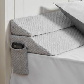 Bed Wedge Pillow for Headboard 60"x10"x6" Bed Gap Filler Fill 0-7" Gap
