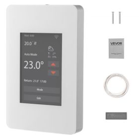 7 Day Programmable Thermostat for Underfloor Heating Pump TFT Display