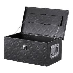 20"x12"x9.5" Heavy Duty Aluminum Truck Bed Tool Box for Pickup RV Black