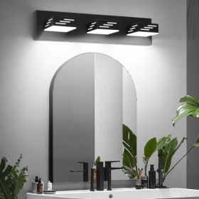 3-Light LED Modern Bathroom Vanity Light Fixtures 19.69-Inch Wall Light Fixtures
