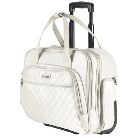 Rolling Laptop Bag 15.6 Inch Wheeled Computer Bag for Work Travel Women Men