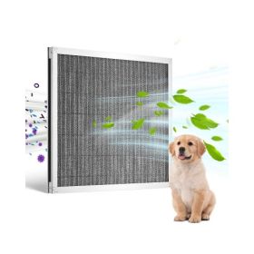16x20x1 Aluminum Electrostatic Air Filter MERV 8 Actual 15.5x19.75x0.82