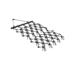 Drag Harrow 7 x 3.7 ft Chain Harrow ATV Lawn Rake for Landscape Leveling