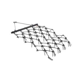 Drag Harrow 4 x 5.6 ft Chain Harrow ATV Lawn Rake for Landscape Leveling