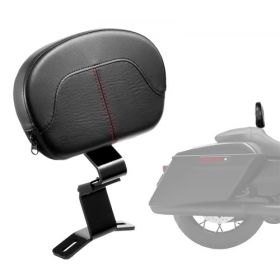 Motorcycle Backrest Sissy Bar for Harley Touring Models 2009-2024 12.2 inch