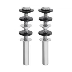 Universal Toilet Seat Bolts Kit Heavy Duty Toilet Tank Bolts Downlock Nuts 2PCS