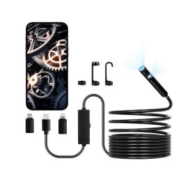 VEVOR Dual Lens Borescope Endoscope Camera for Android IOS & 16.4FT Snake Cable