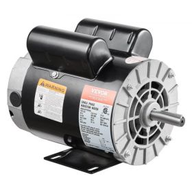 3HP Air Compressor Electric Motor 230V 15.5A 3450RPM 56 Frame CW/CCW Rotation (Factory Setting is CCW)