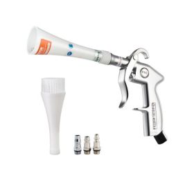 Car Cleaning Gun 6-9.2 Bar High-Pressure Air Blow Gun 2 Nozzles Blast Dust Dirt