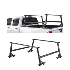 Truck Ladder Rack Non-Drilling Bed Rack 800 lbs Capacity for Large Cargo