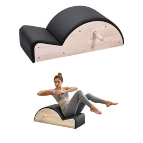 Pilates Spine Corrector Arc Fitness Pilates Accessory Spine Exercise Rubber Wood