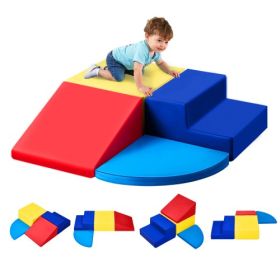 Climbing Toys 4 Piece Foam Climbing Blocks Set for Toddlers and Preschoolers