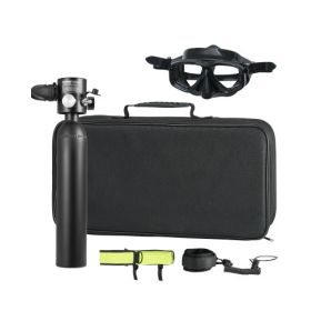 VEVOR 0.5L Scuba Tank 98.43 ft Diving Depth Lung Tank with Pump for Exploration