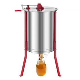 Manual Honey Extractor 6 Frame Beekeeping Honeycomb Spinner Stainless Steel