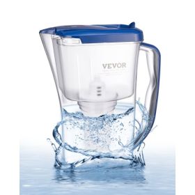 Water Filter Pitcher 9 Cup 5-stage Water Filter Dispenser 40 Gallons No BPA