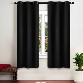 Blackout Curtains 63 Inch Length 2 Panels Set 42 Inch Wide Each for Bedroom