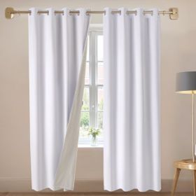 Blackout Curtains 84 Inch Length 2 Panels Set 52 Inch Wide Each for Bedroom