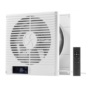 7.5 Inch Room to Room Fan 2-in-1 305 CFM Through Wall Fan Remote Control