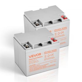 2 Pack 12V 35Ah Deep Cycle Battery Sealed AGM Rechargeable Lead Acid Battery