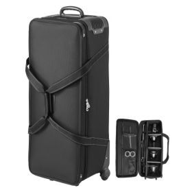 Studio Equipment Trolley Case 39.37 x 14.96 x 12.60 in Rolling Camera Carry Bag
