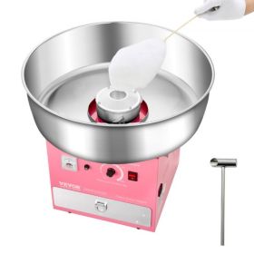 Commercial Cotton Candy Machine Sugar Floss Maker 1000W for Party Home Pink