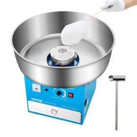 Commercial Cotton Candy Machine Sugar Floss Maker 1000W for Party Home Blue