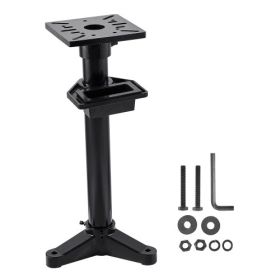 VEVOR Bench Grinder Stand Grinder Vise Floor Pedestal 10.6"x10.6" Mounting Plate
