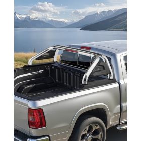Truck Bed Roll Bar Chase Rack for Full-Size&Mid-Size Pickup Carbon Steel