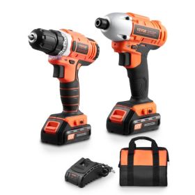 Tool Combo Kit Max 12V Cordless 2-Tool Power Combo Kit with 2.0 Ah Batteries