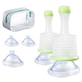 Choking Rescue Device Portable Airway Clear Anti Choking Suction Device 5 Masks