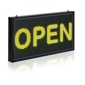 27x14 in Programmable LED Sign Digital Scrolling Display Board P5 Full-color