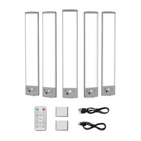 Under Cabinet Lighting 5 PCS 68 LED Motion Sensor Lights Battery Operated