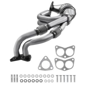 Catalytic Converter Compatible with Subaru SAAB 9-2X 2.5L H4 Front High Flow