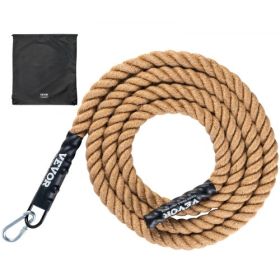 VEVOR 1.5"x15FT Gym Climbing Rope Fitness Strength Training Rope Home Exercise