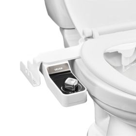 Bidet Attachment for Toilet 0.3" Thin Dual Nozzles Adjustable Pressure