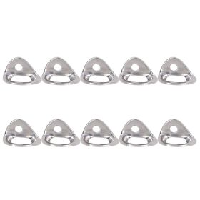 10Pcs Climbing Hanger Lightweight Stainless Steel Rock Climbing Anchors for Cave Exploration Engineering Protection (Option: as picture)